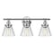 Globe Electric Globe Electric Parker 3-Light Chrome Wall Sconce 51445 - alternate 1